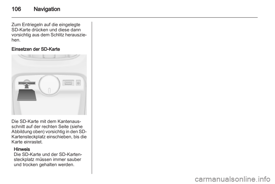 OPEL ASTRA J 2012  Infotainment-Handbuch (in German) 