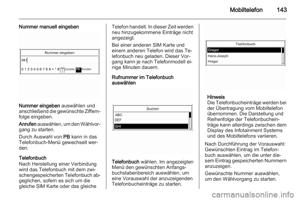 OPEL ASTRA J 2013  Infotainment-Handbuch (in German) 