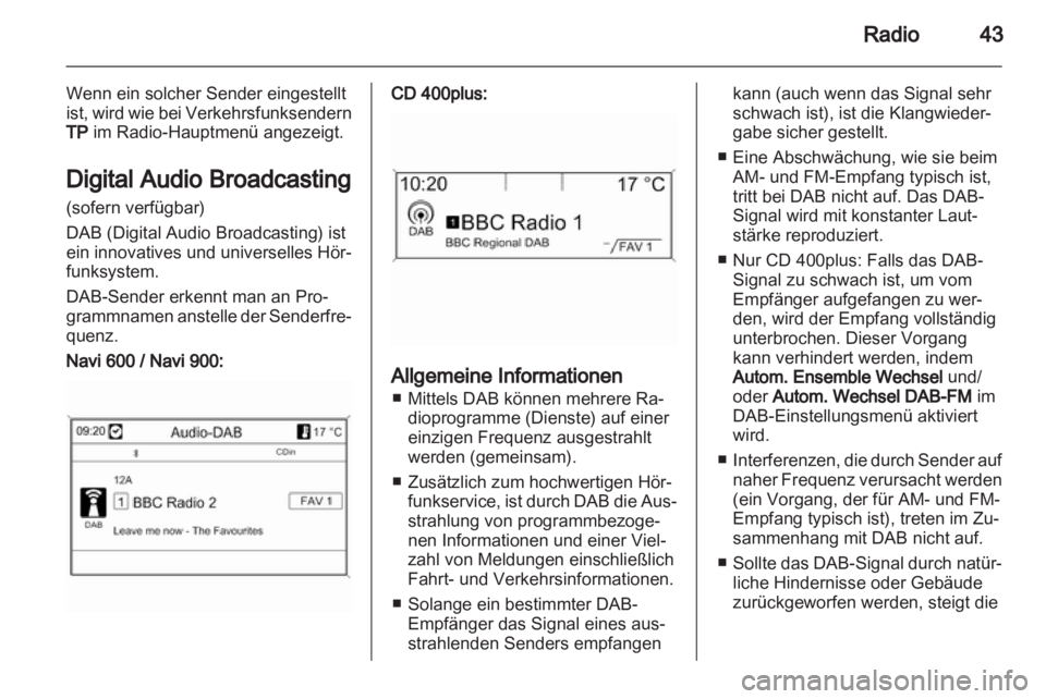 OPEL ASTRA J 2013  Infotainment-Handbuch (in German) 