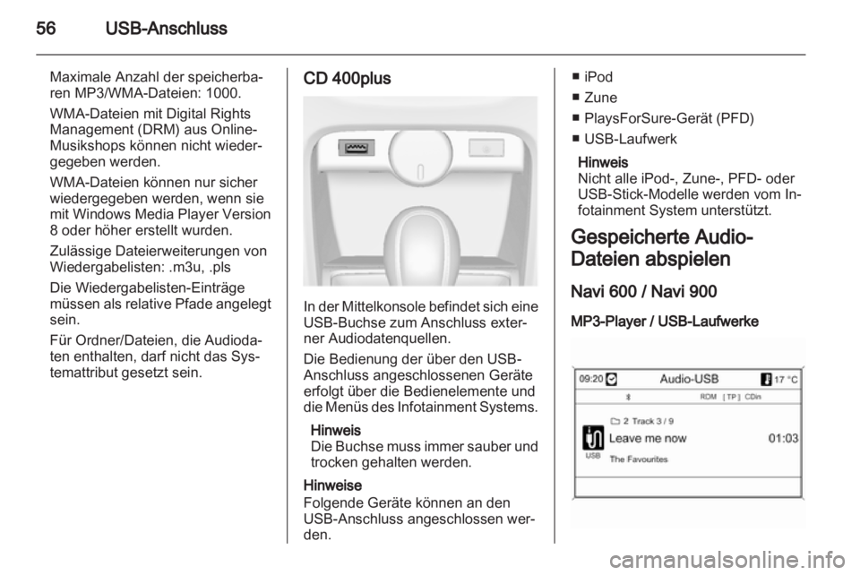 OPEL ASTRA J 2013  Infotainment-Handbuch (in German) 