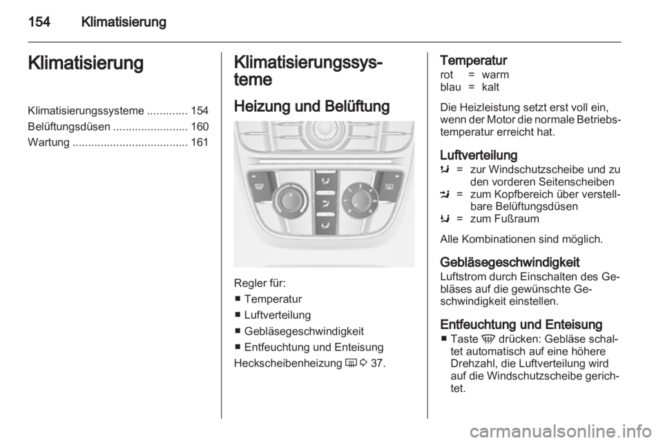 OPEL ASTRA J 2013  Betriebsanleitung (in German) 
