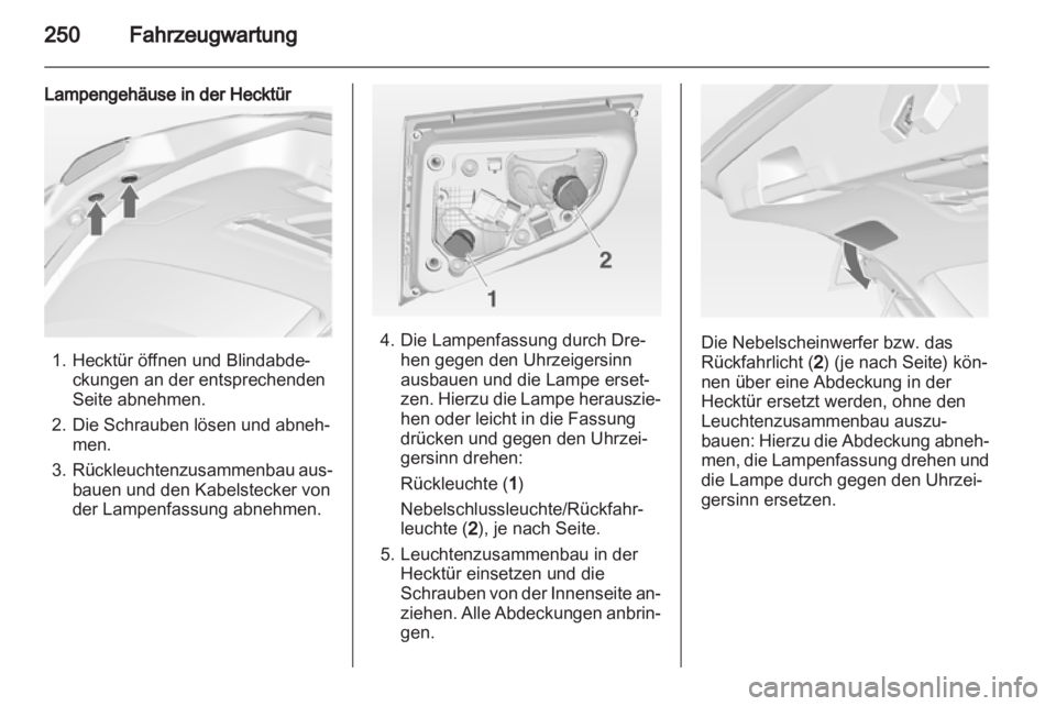 OPEL ASTRA J 2013  Betriebsanleitung (in German) 
