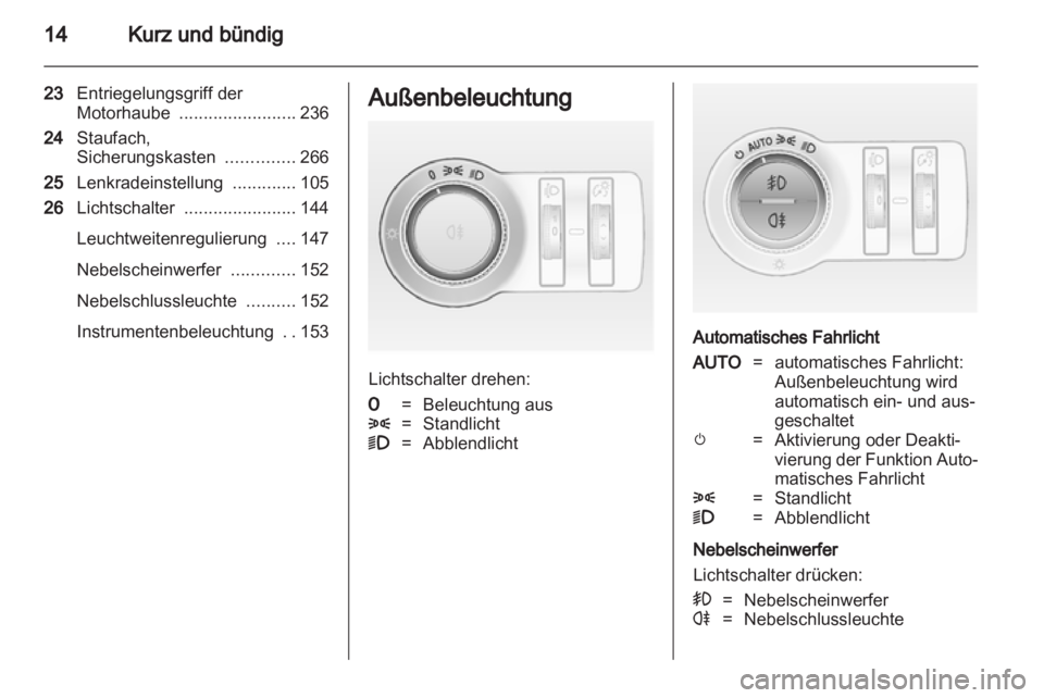 OPEL ASTRA J 2013.5  Betriebsanleitung (in German) 