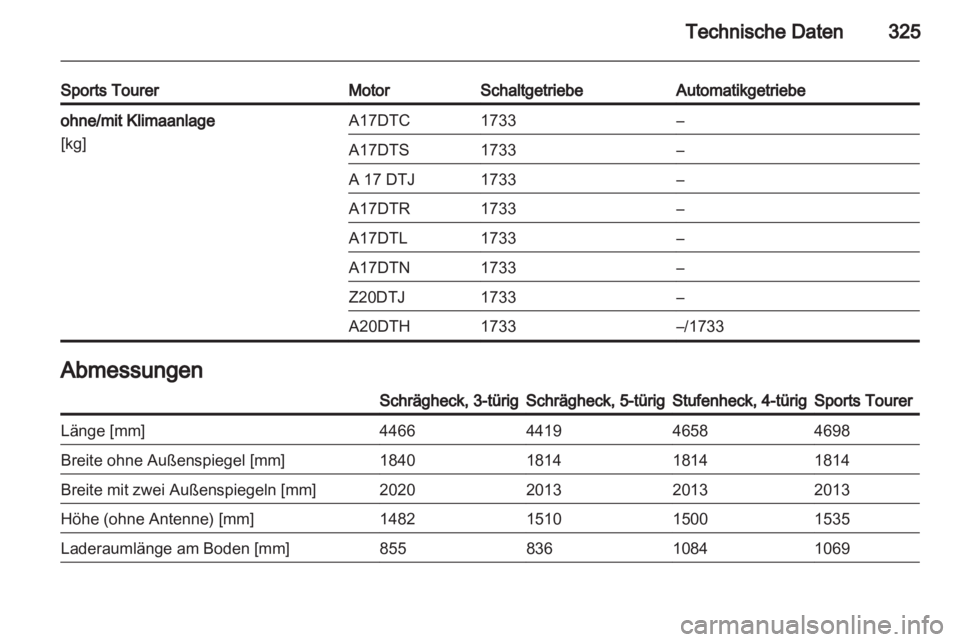 OPEL ASTRA J 2013.5  Betriebsanleitung (in German) 