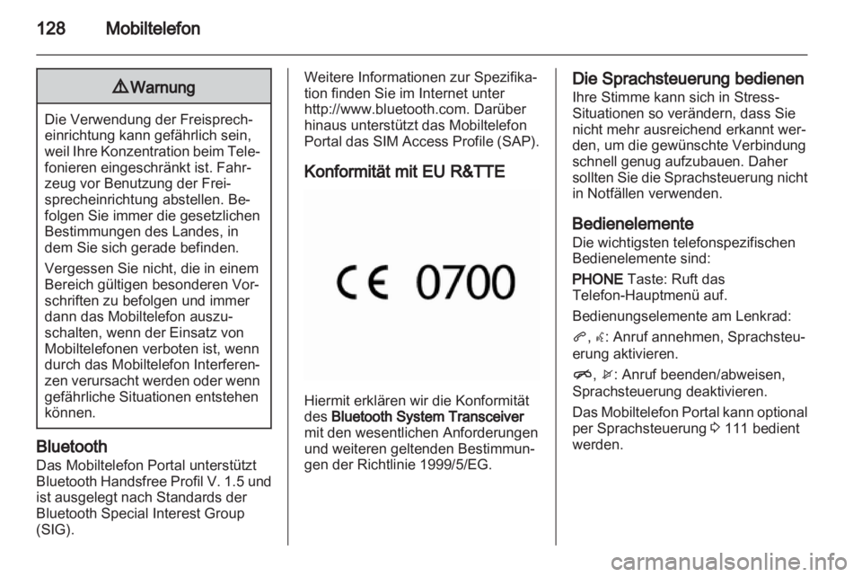 OPEL CASCADA 2013.5  Infotainment-Handbuch (in German) 