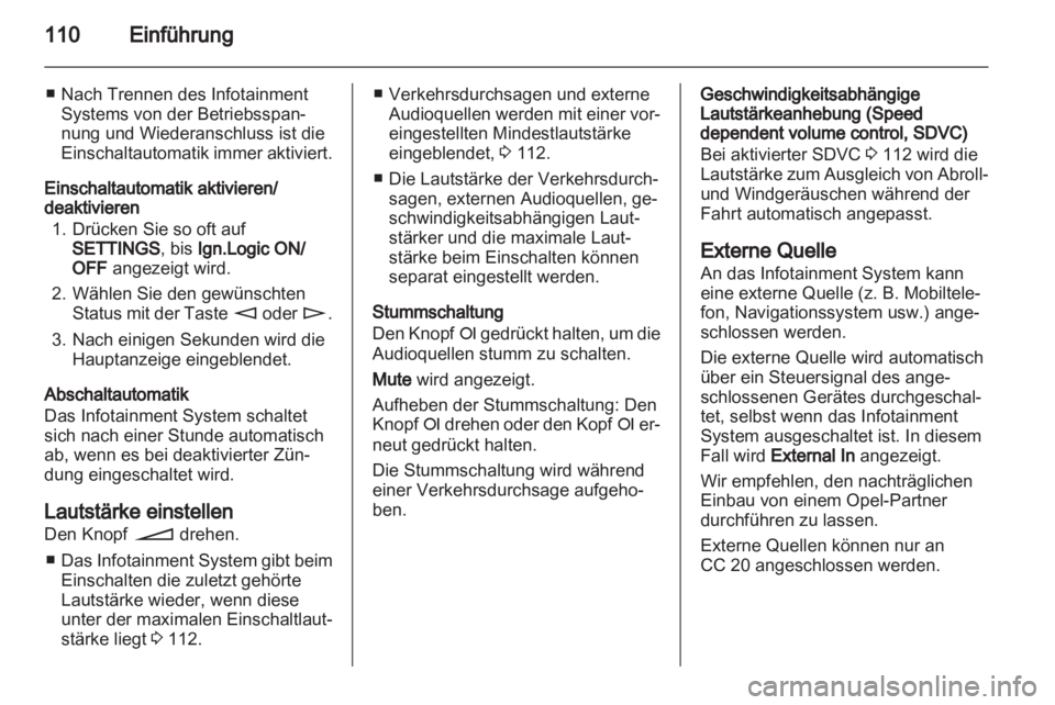 OPEL COMBO 2011.5  Infotainment-Handbuch (in German) 
