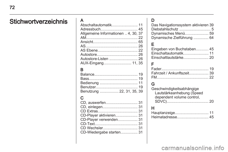 OPEL COMBO 2011.5  Infotainment-Handbuch (in German) 