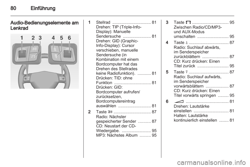 OPEL COMBO 2011.5  Infotainment-Handbuch (in German) 