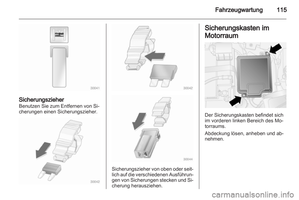 OPEL COMBO D 2012  Betriebsanleitung (in German) 