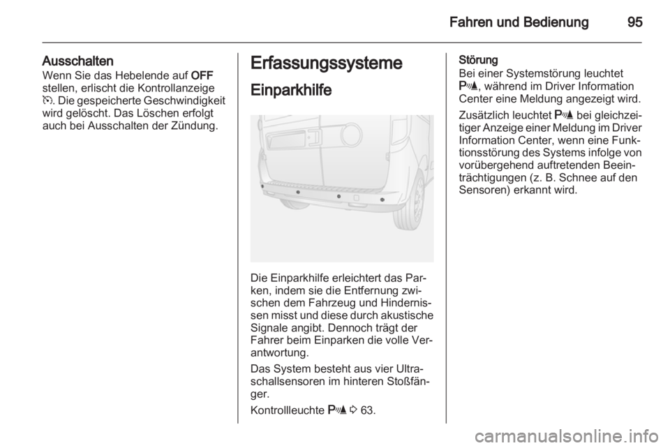 OPEL COMBO D 2012  Betriebsanleitung (in German) 