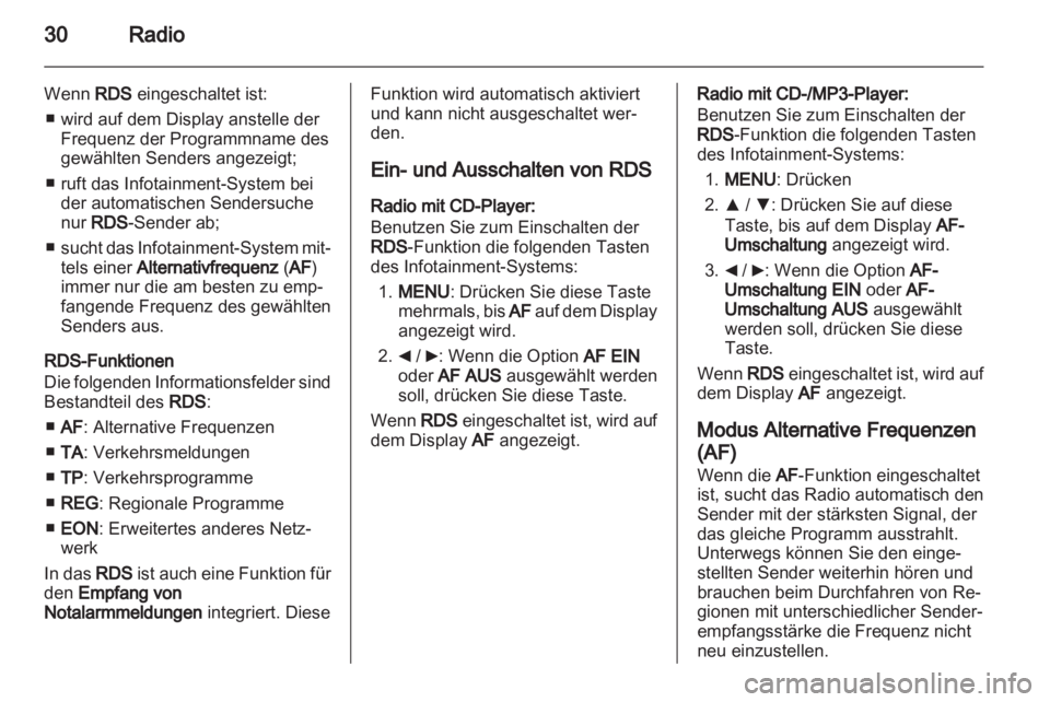 OPEL COMBO D 2013  Infotainment-Handbuch (in German) 