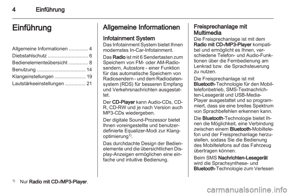 OPEL COMBO D 2013  Infotainment-Handbuch (in German) 
