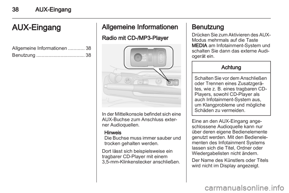 OPEL COMBO D 2013  Infotainment-Handbuch (in German) 