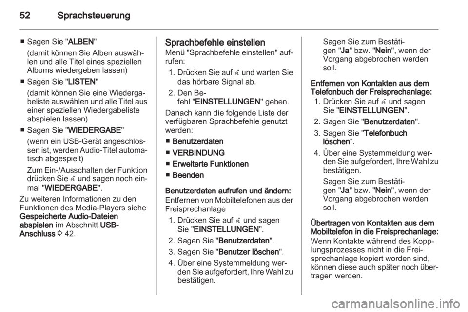 OPEL COMBO D 2013  Infotainment-Handbuch (in German) 
