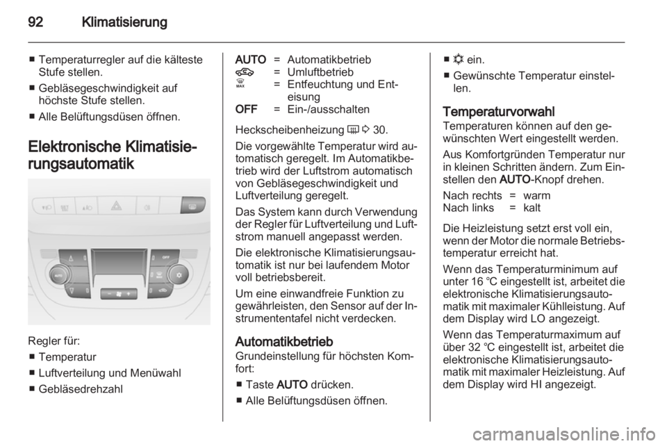 OPEL COMBO D 2013  Betriebsanleitung (in German) 