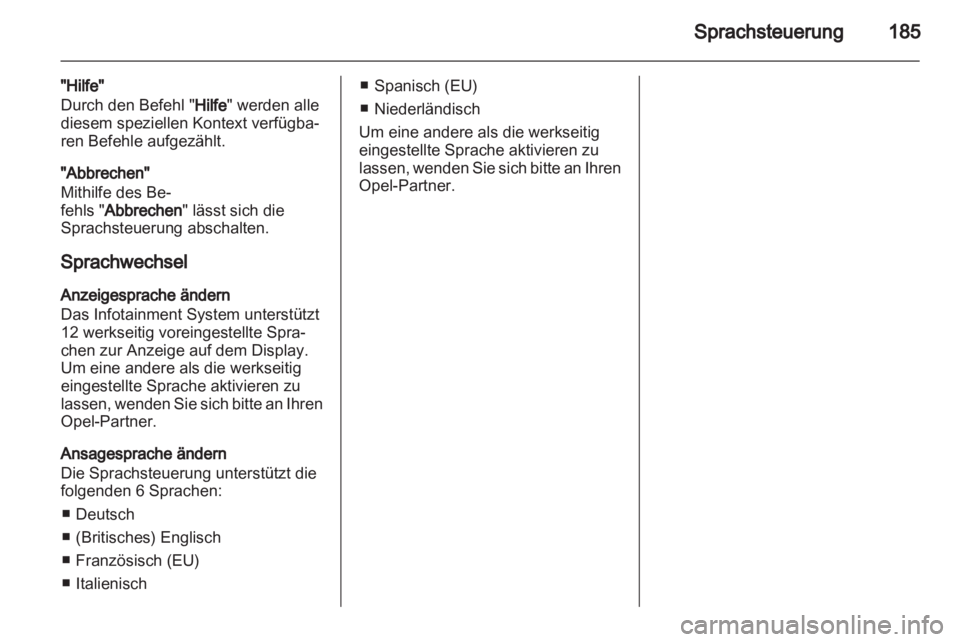 OPEL CORSA 2010.5  Infotainment-Handbuch (in German) 
