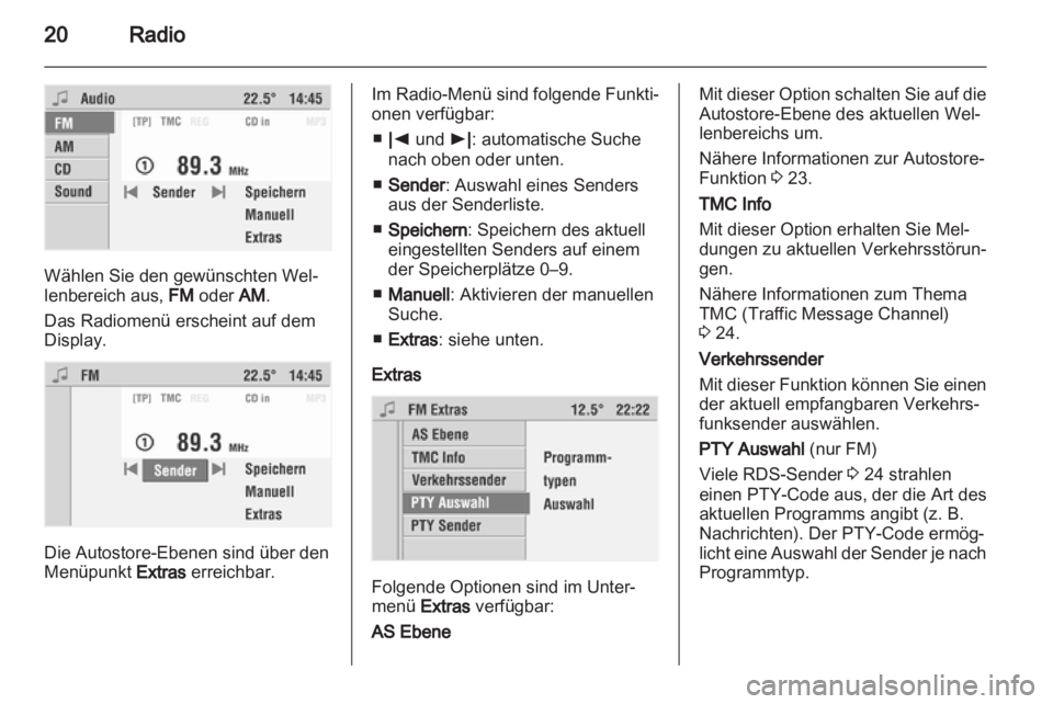 OPEL CORSA 2010.5  Infotainment-Handbuch (in German) 