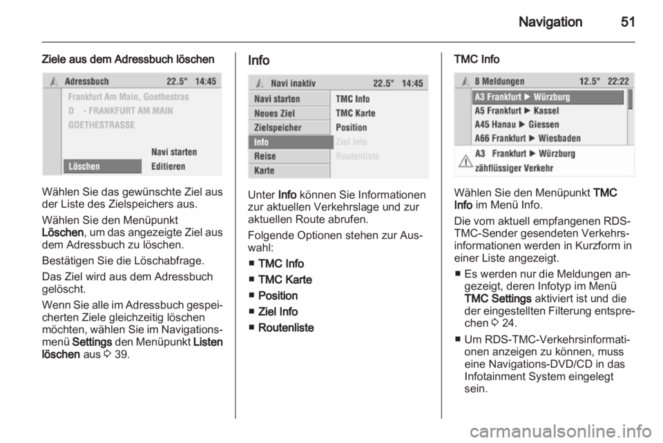 OPEL CORSA 2010.5  Infotainment-Handbuch (in German) 