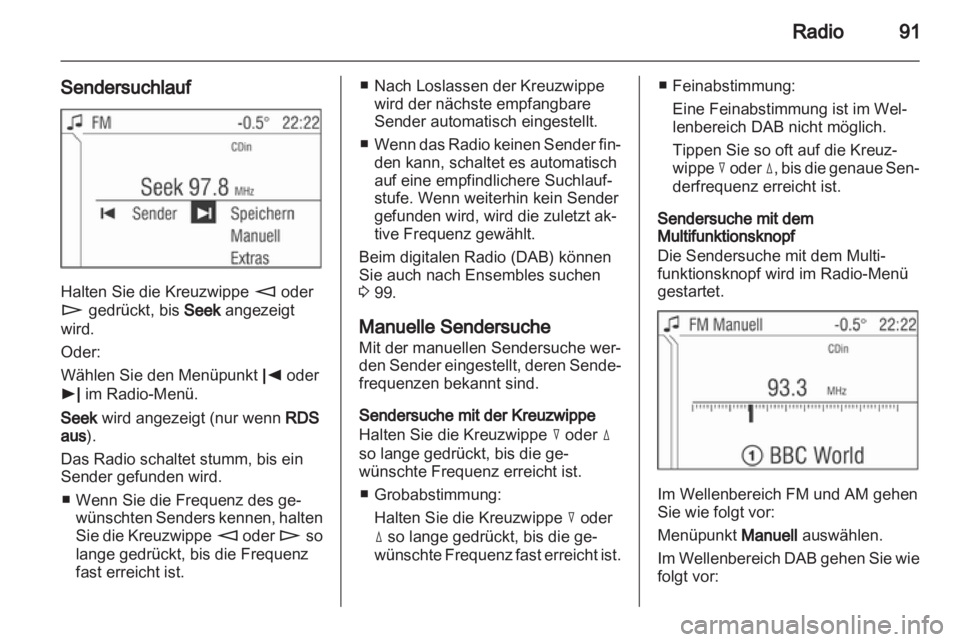 OPEL CORSA 2010.5  Infotainment-Handbuch (in German) 