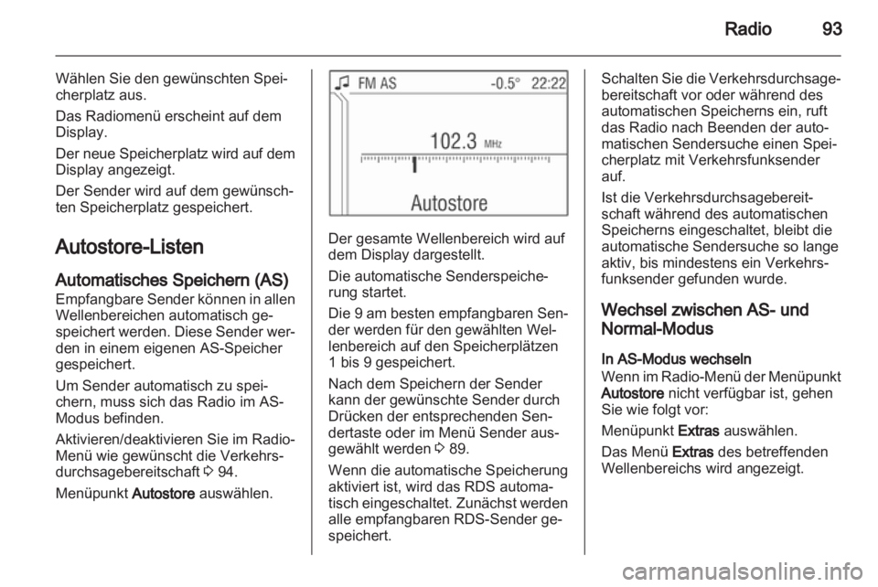 OPEL CORSA 2010.5  Infotainment-Handbuch (in German) 
