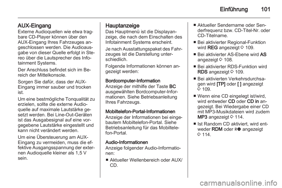 OPEL CORSA 2011  Infotainment-Handbuch (in German) 