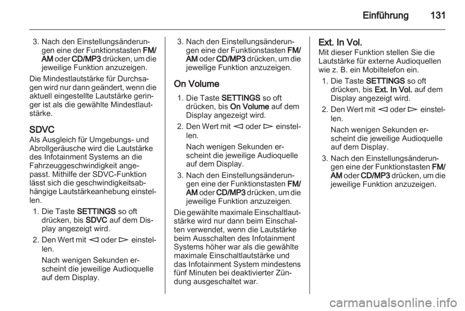 OPEL CORSA 2011  Infotainment-Handbuch (in German) 
