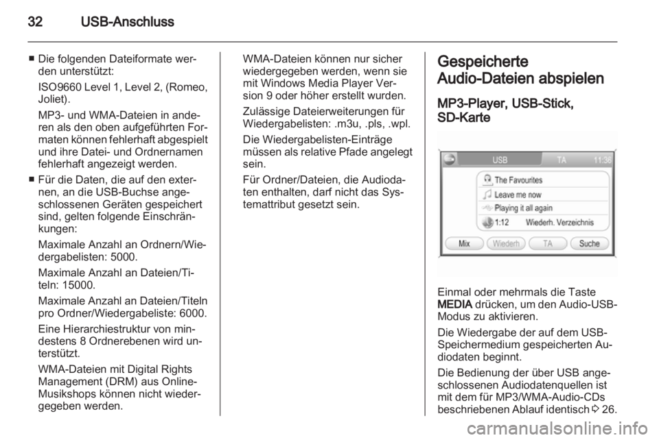 OPEL CORSA 2011  Infotainment-Handbuch (in German) 