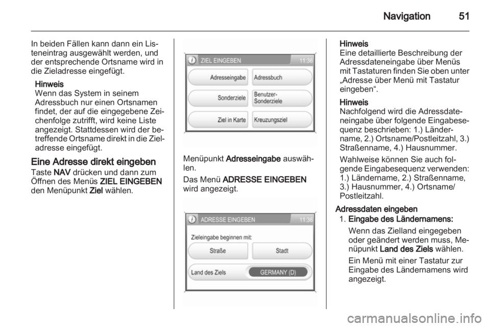 OPEL CORSA 2011  Infotainment-Handbuch (in German) 