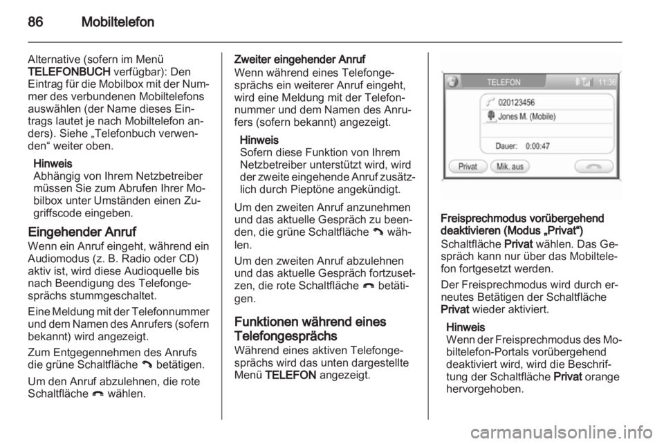 OPEL CORSA 2011  Infotainment-Handbuch (in German) 