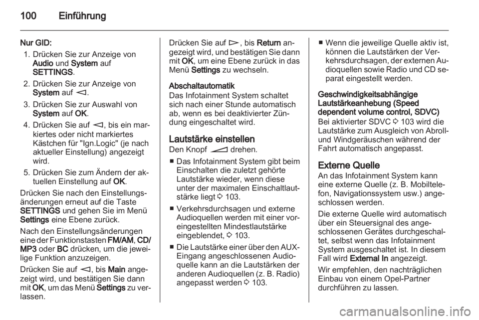 OPEL CORSA 2011  Infotainment-Handbuch (in German) 