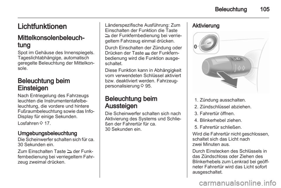 OPEL CORSA 2011  Betriebsanleitung (in German) 