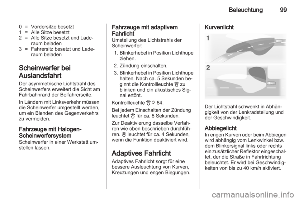 OPEL CORSA 2011.5  Betriebsanleitung (in German) 