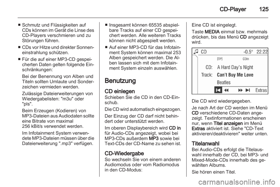 OPEL CORSA 2013  Infotainment-Handbuch (in German) 