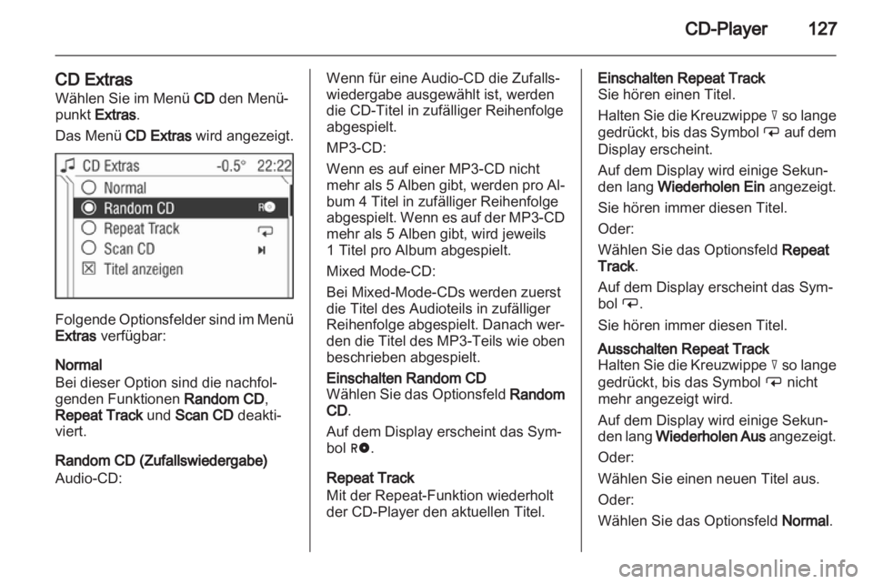 OPEL CORSA 2013  Infotainment-Handbuch (in German) 