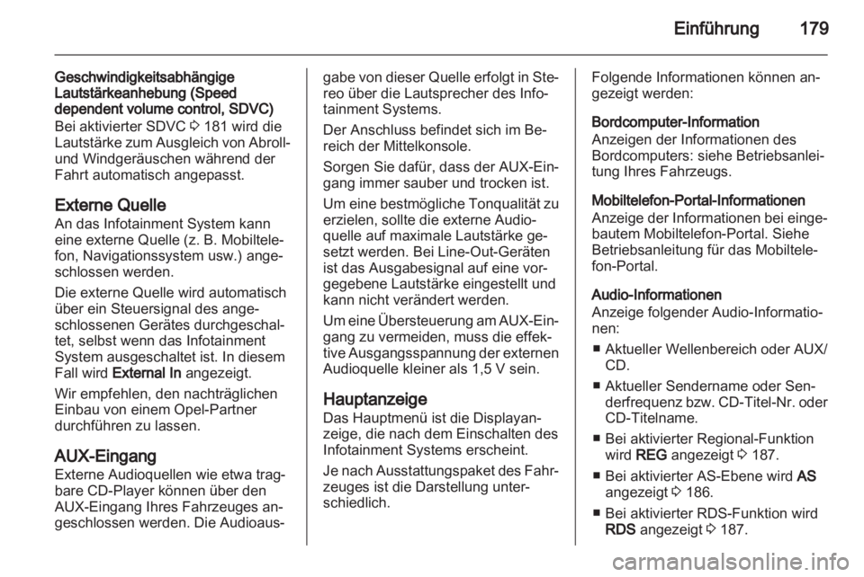 OPEL CORSA 2013  Infotainment-Handbuch (in German) 
