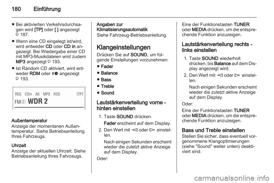 OPEL CORSA 2013  Infotainment-Handbuch (in German) 