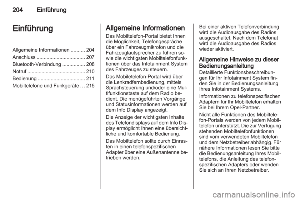 OPEL CORSA 2013  Infotainment-Handbuch (in German) 
