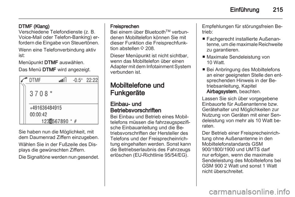 OPEL CORSA 2013  Infotainment-Handbuch (in German) 