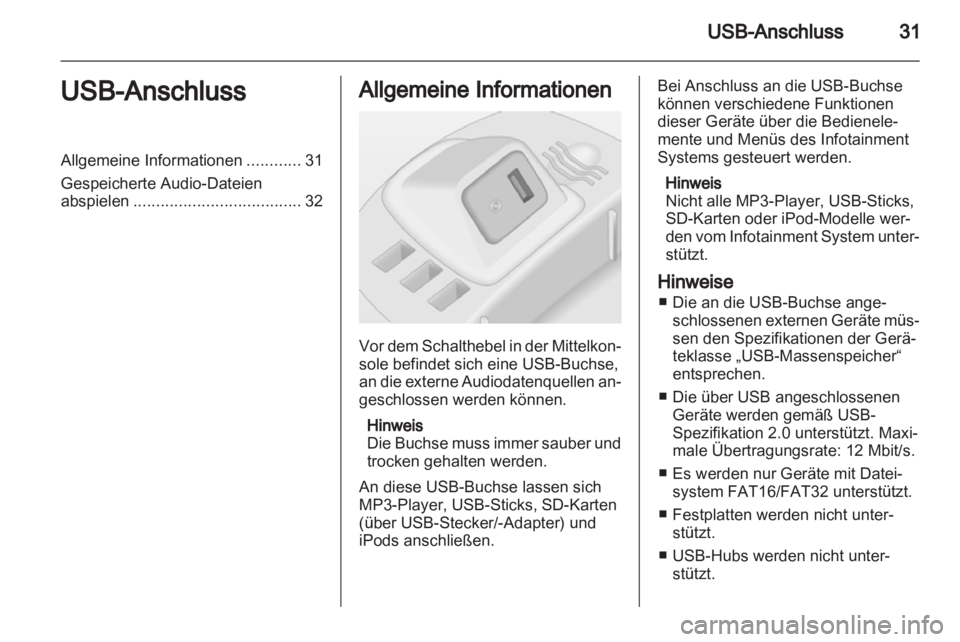 OPEL CORSA 2013  Infotainment-Handbuch (in German) 