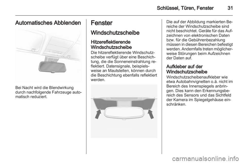 OPEL CORSA 2013.5  Betriebsanleitung (in German) 