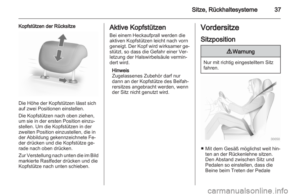 OPEL CORSA 2013.5  Betriebsanleitung (in German) 