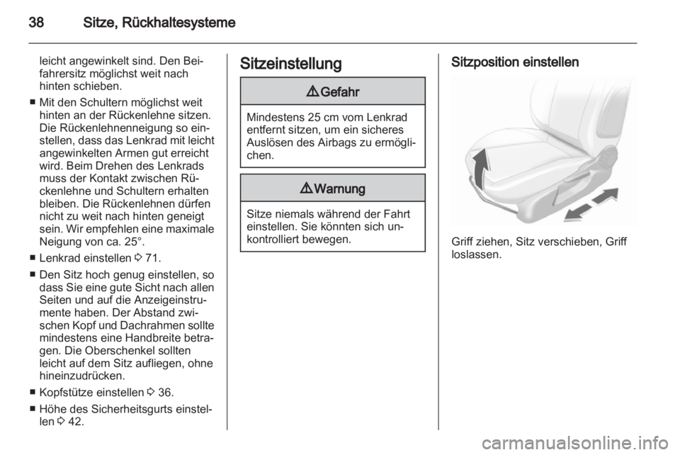OPEL CORSA 2013.5  Betriebsanleitung (in German) 