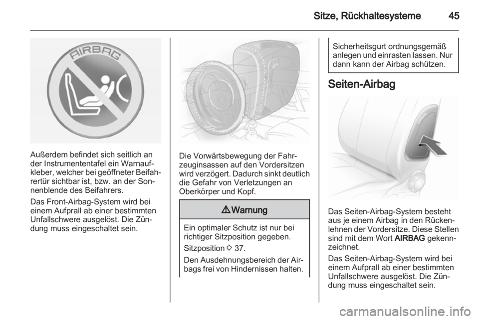 OPEL CORSA 2013.5  Betriebsanleitung (in German) 