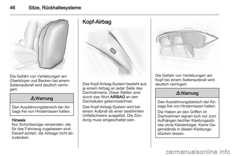 OPEL CORSA 2013.5  Betriebsanleitung (in German) 