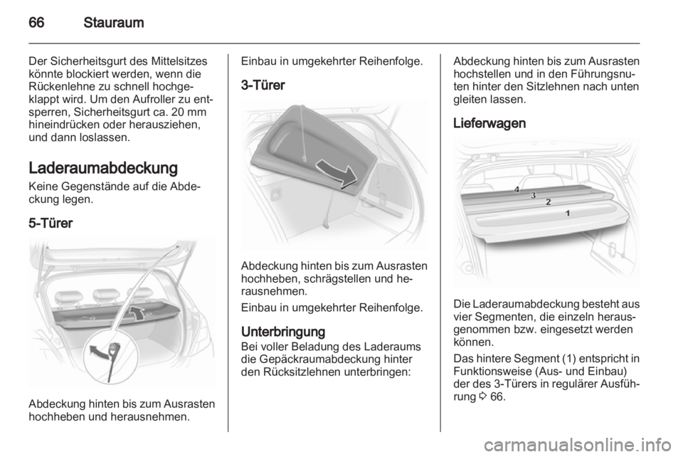 OPEL CORSA 2013.5  Betriebsanleitung (in German) 