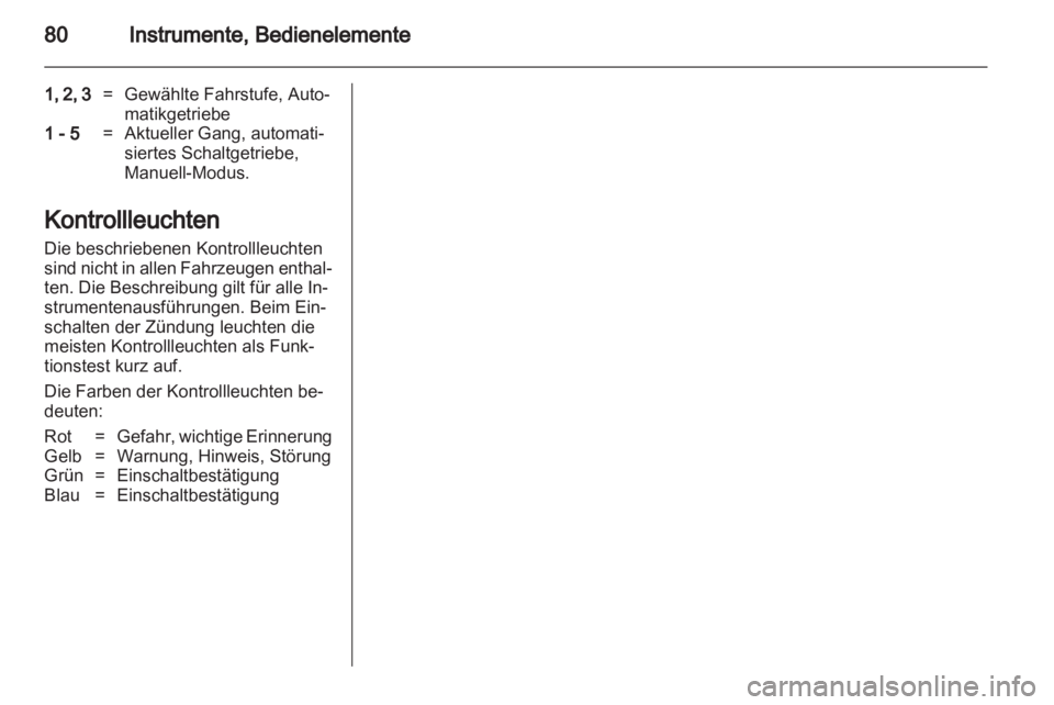 OPEL CORSA 2013.5  Betriebsanleitung (in German) 