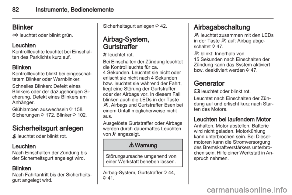 OPEL CORSA 2013.5  Betriebsanleitung (in German) 