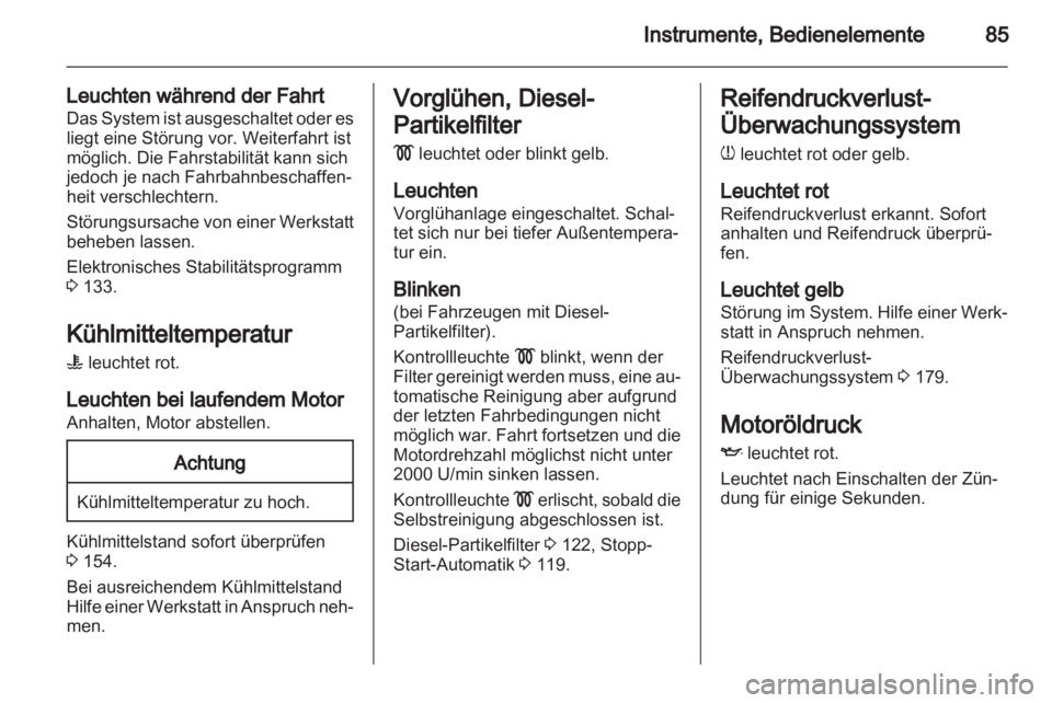 OPEL CORSA 2013.5  Betriebsanleitung (in German) 