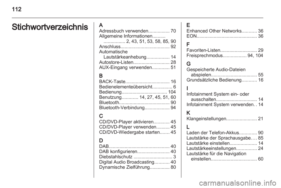 OPEL INSIGNIA 2010.5  Infotainment-Handbuch (in German) 