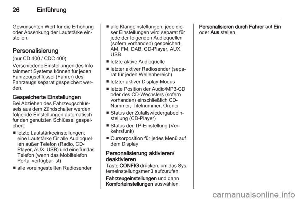 OPEL INSIGNIA 2010.5  Infotainment-Handbuch (in German) 